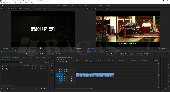 adobe premiere pro 2014 and 2015 on computer